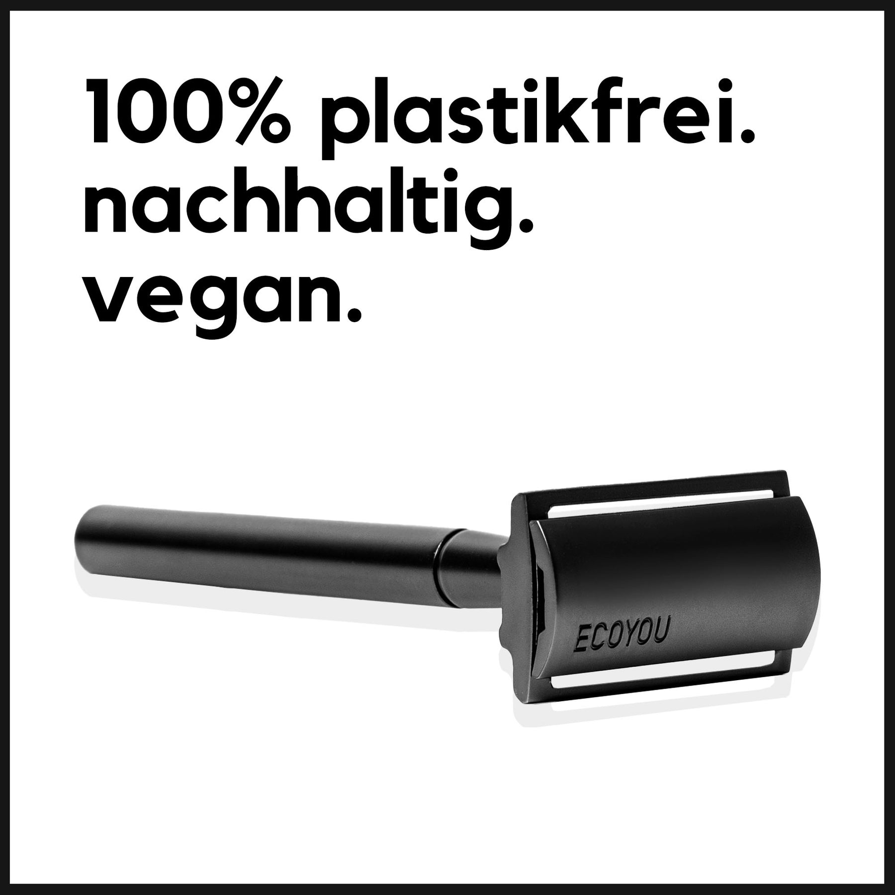 Rasierhobel Metallic - Black - EcoYou