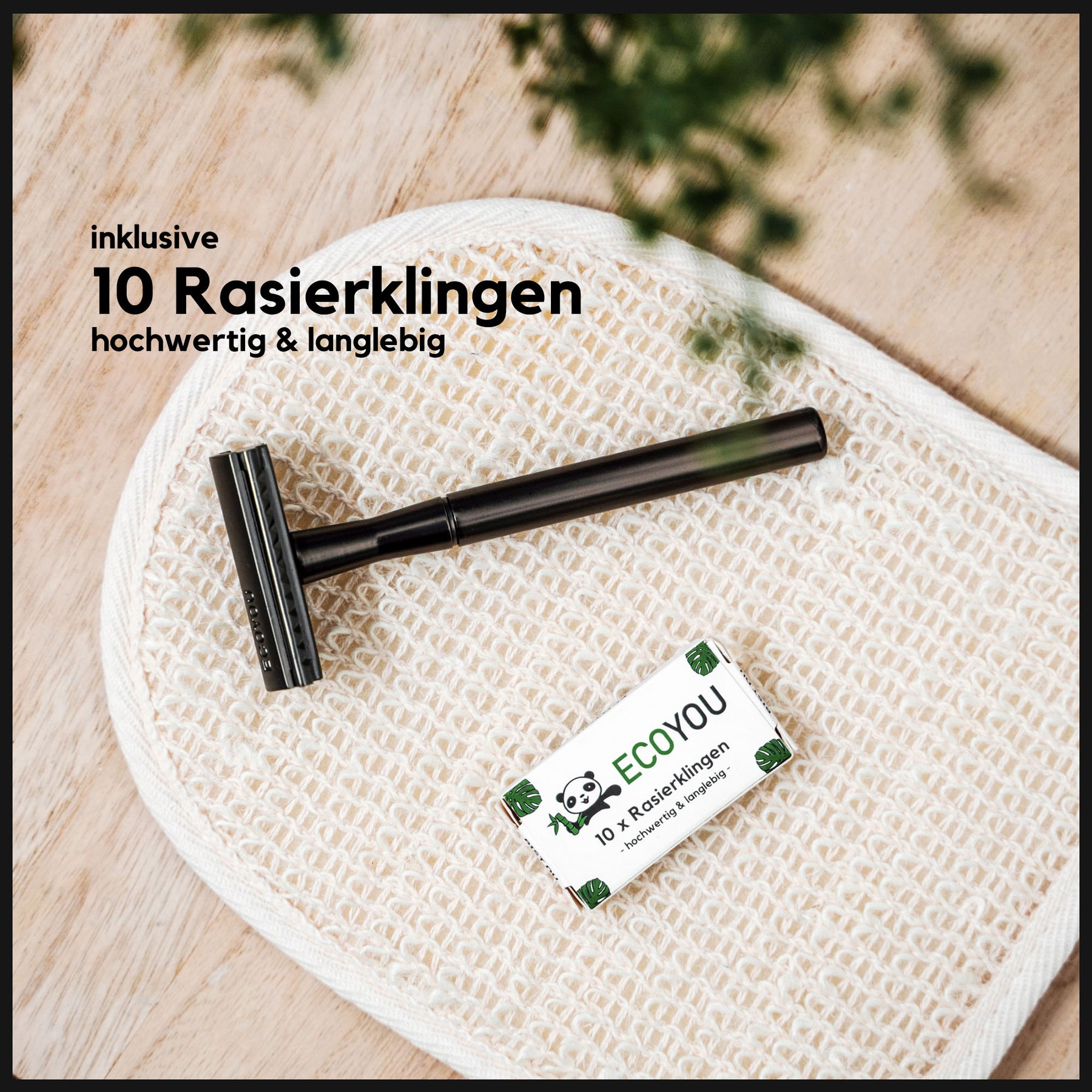 Rasierhobel Metallic - Black - EcoYou