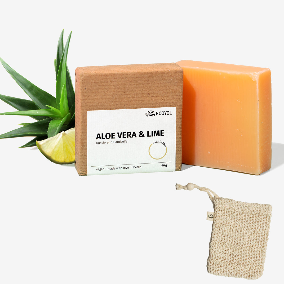 Aloe Vera & Lime - Dusch-& Rasierseife - EcoYou