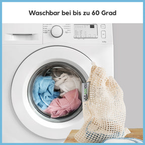 Waschbare Abschminkpads Bio Baumwolle 10 Pads Blau - EcoYou