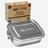 Brotdose aus Edelstahl inkl. Trennwand - EcoYou